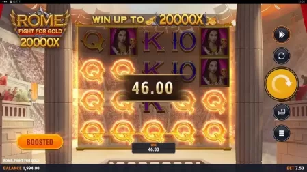 Rome Fight For Gold slot screenshot 3