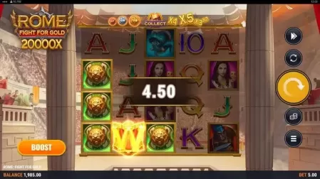 Rome Fight For Gold slot screenshot 2