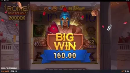 Rome Fight For Gold slot screenshot 5