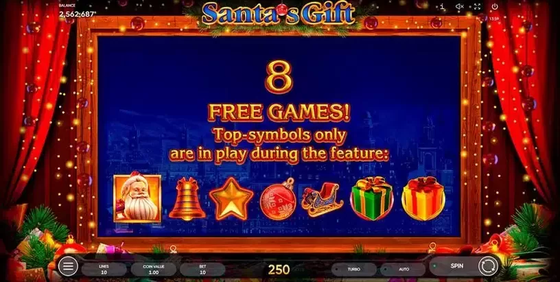 Santa's Gift slot screenshot 3