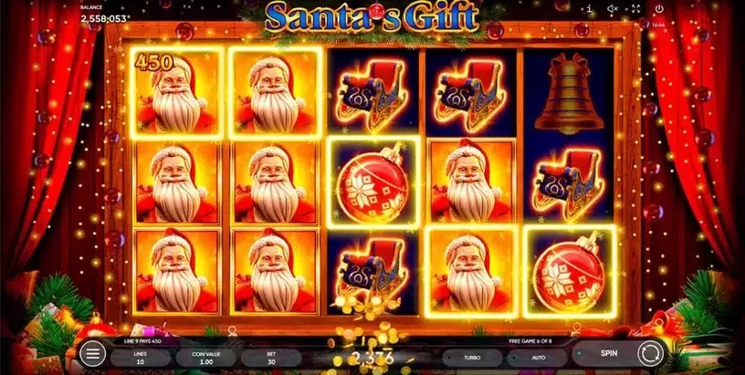 Santa's Gift slot screenshot 5