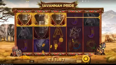 Savannah Pride slot screenshot 2