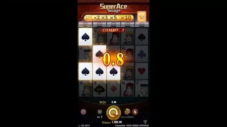 Super Ace Deluxe slot screenshot 2