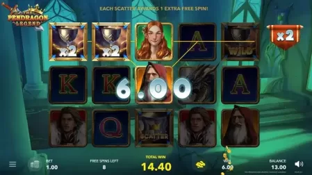 The Pendragon Legend slot screenshot 5
