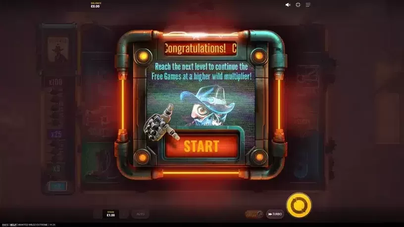 Wanted Wildz Extreme slot screenshot 3
