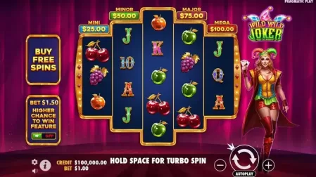 Wild Wild Joker slot screenshot 1