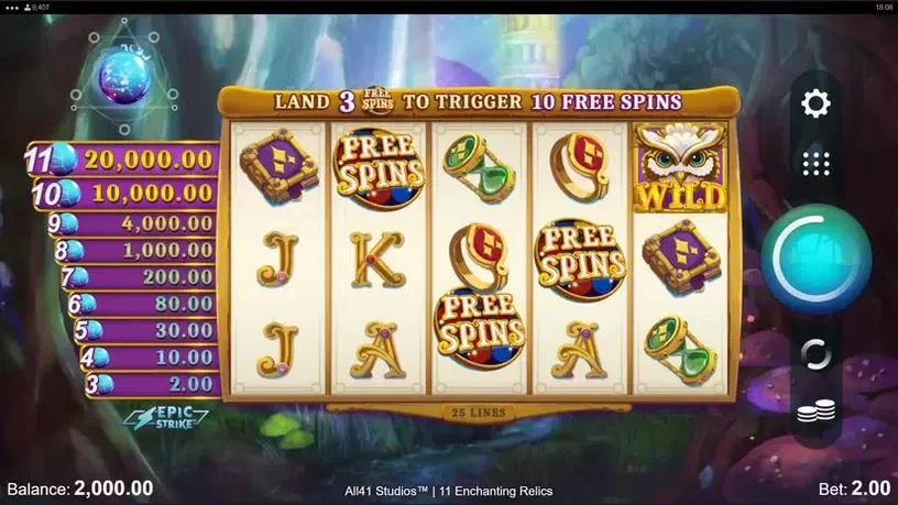 11 Enchanting Relics slot screenshot 3
