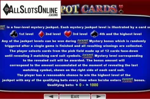 Paytable 4. 30 Spciy Fruits from EGT