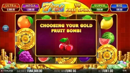 7 Gold Fruits slot screenshot 4