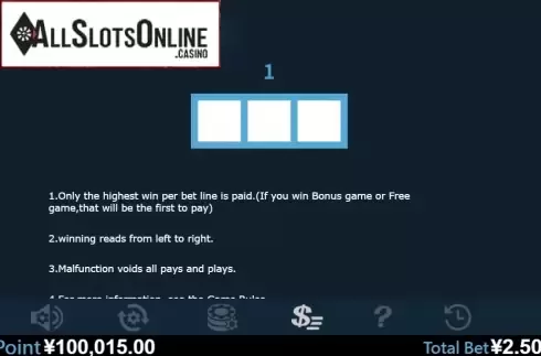 Paytable 4. 777 (Virtual Tech) from Virtual Tech