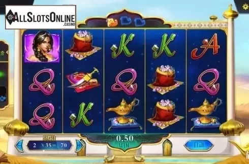 Reel Screen. Aladdins Wish from Dream Tech