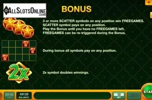 Paytable 3