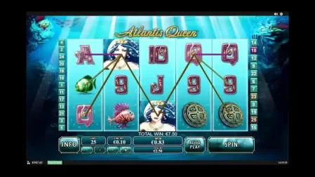 Atlantis Queen slot screenshot 2