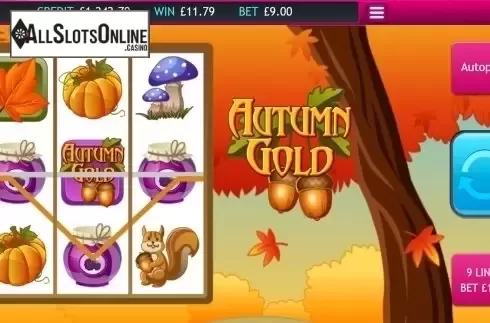 Wild win screen 2. Autumn Gold from Eyecon