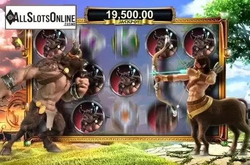Battle bonus screen. Aztar Fortunes from Leander Games