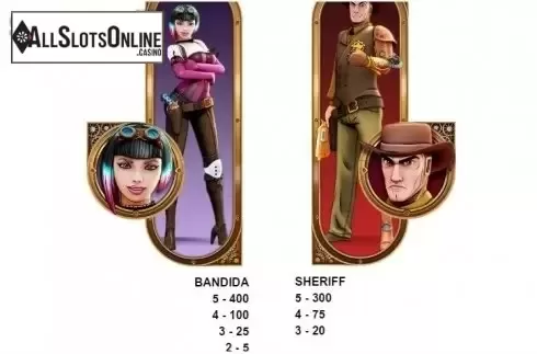 Expanding Wild. Bandida from Leander Games