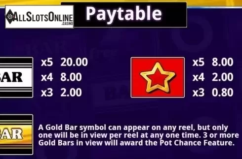 Screen2. Bar Star from CORE Gaming