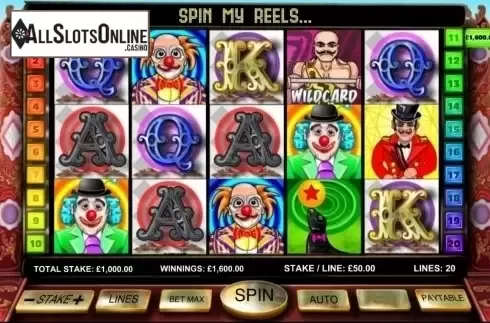Screen5. Big Top Extravaganza from OpenBet