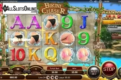 Win Screen . Bikini Chaser from SimplePlay