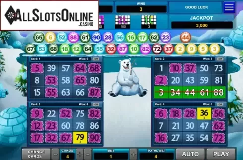 Cash Screen. Bingo Iglu from Caleta Gaming