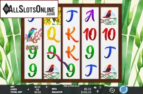 Screen 2. Birds Blooms from Genesis