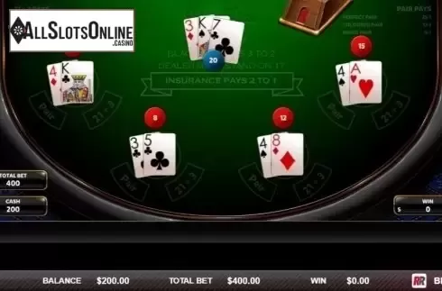 Game Screen 2. Blackjack VIP (Red Rake) from Red Rake