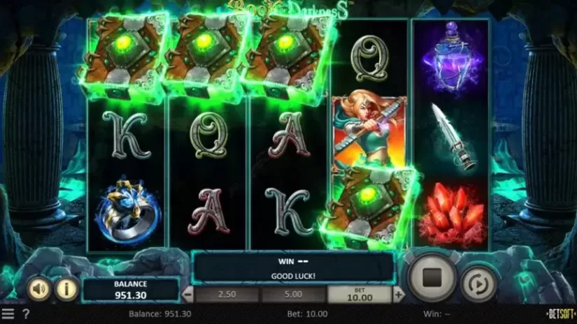 Book of Darkness slot screenshot 2