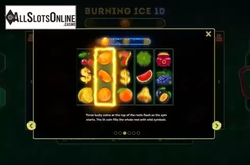 Lucky coins screen