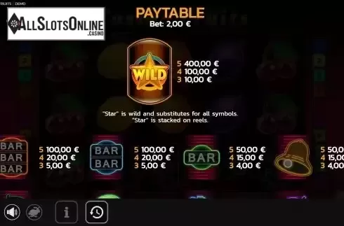 Special symbols screen