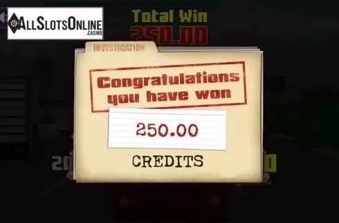 Total win screen. Colt P.I. from PlayPearls