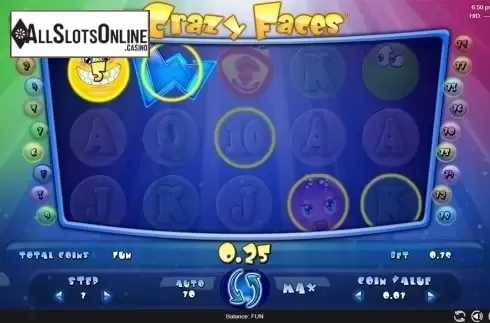 Win screen . Crazy Faces from Espresso Games
