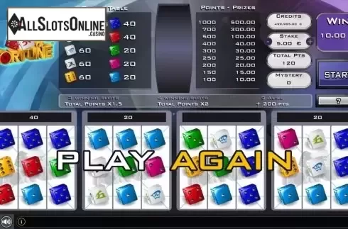 Win Screen. Dice Of Fortune from GAMING1