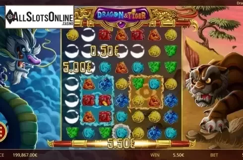 Win Screen 3. Dragon And Tiger (Ganapati) from Ganapati