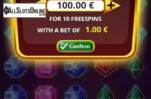 Buy bonus screen