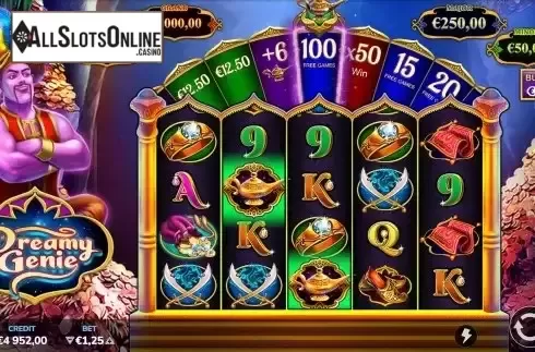 Free Spins Win Screen