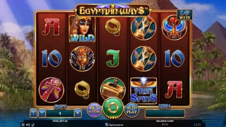 Egyptian Ways slot screenshot 1