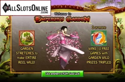 Game features. Emperor's Garden from NextGen