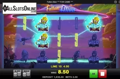 Win Screen 1. Fallen Alien from Merkur