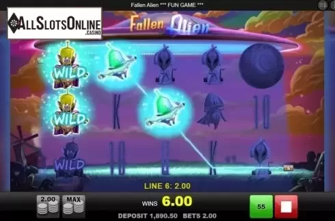 Win Screen 3. Fallen Alien from Merkur