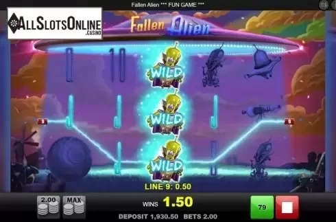 Win Screen 2. Fallen Alien from Merkur