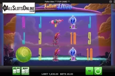 Reel Screen. Fallen Alien from Merkur