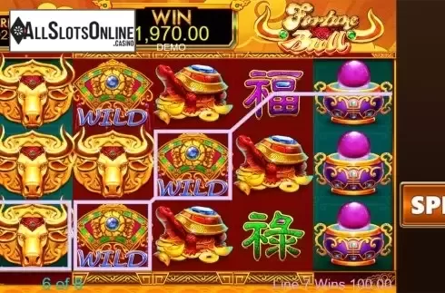 Game workflow 5. Fortune Bull from PlayStar