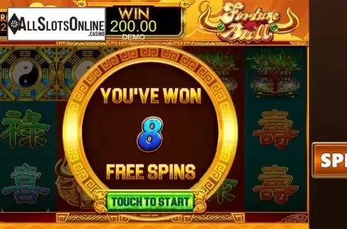 Game workflow 2. Fortune Bull from PlayStar