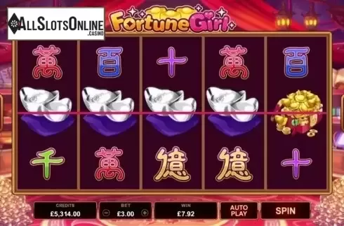 Screen 1. Fortune Girl (Microgaming) from Microgaming