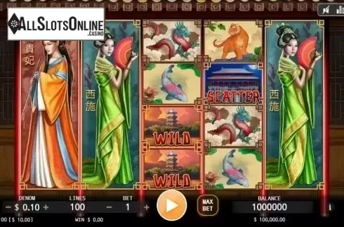 Reel screen. Four Beauties ( KA GAMING) from KA Gaming