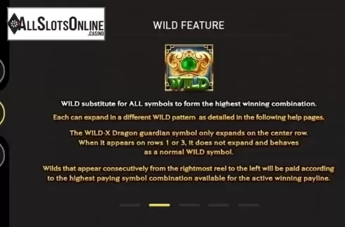 Paytable 2. Four Guardians (GamePlay) from GamePlay