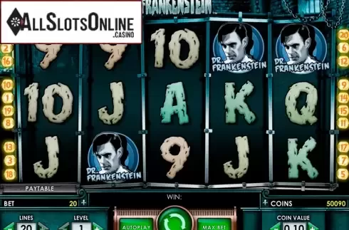 Screen3. Frankenstein (NetEnt) from NetEnt