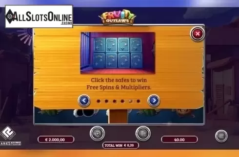Features 2. Fruity Outlaws from We Are Casino
