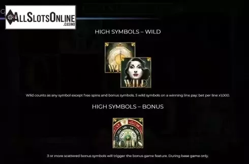 Special symbols screen