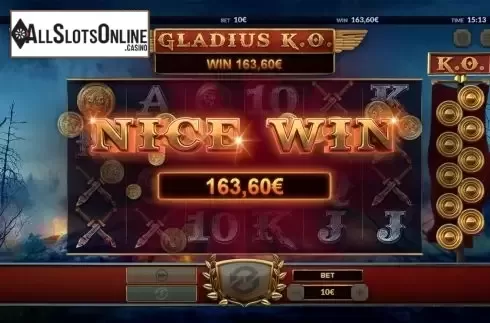 Win Screen 2. Gladius KO from Green Jade Games